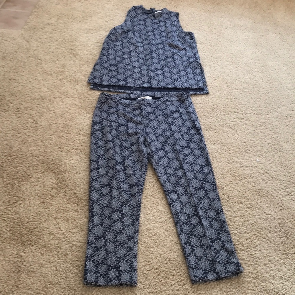 NWT! MICHAEL Michael Kors Size PL Navy two piece set